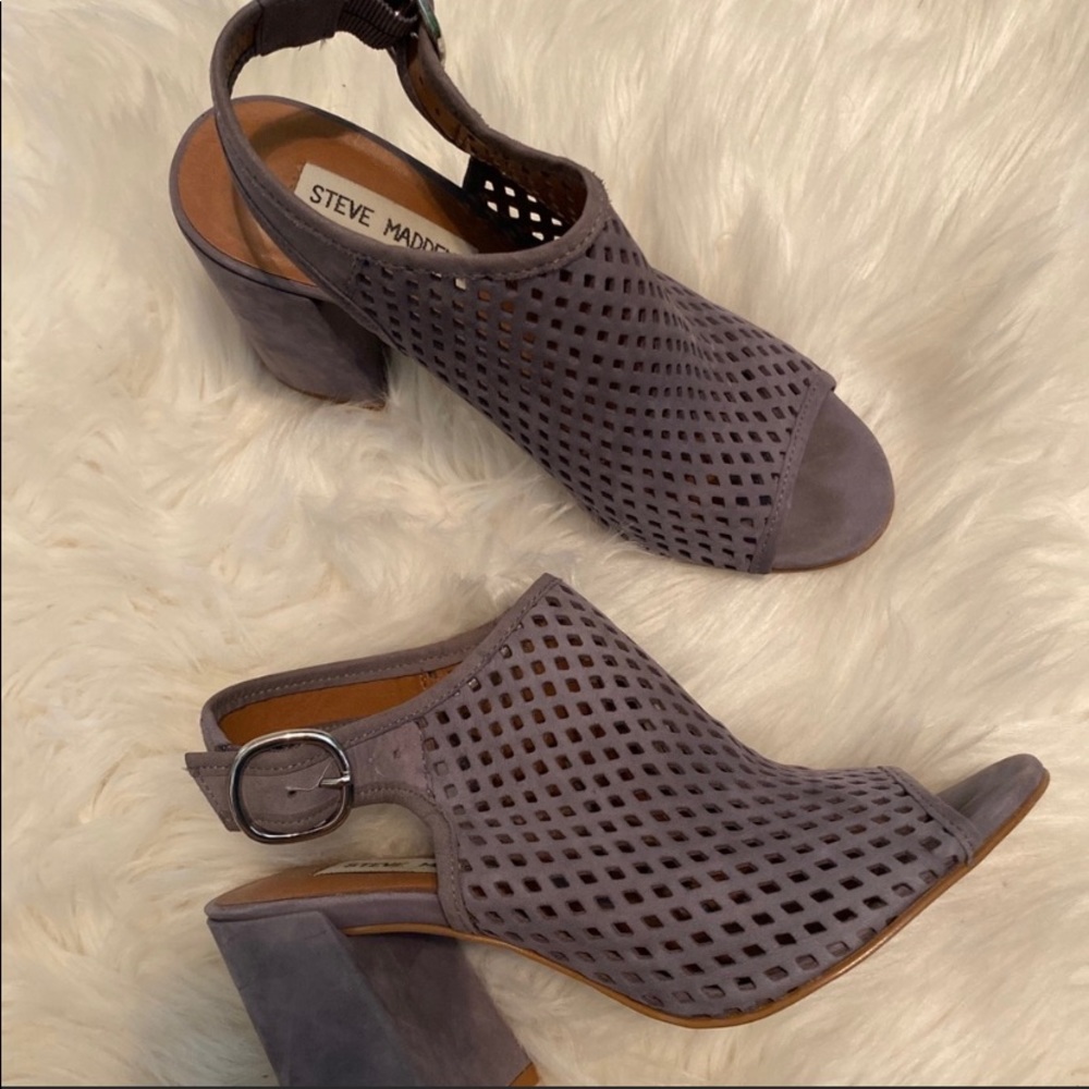 Steve Madden Suede Like Ankle Heels